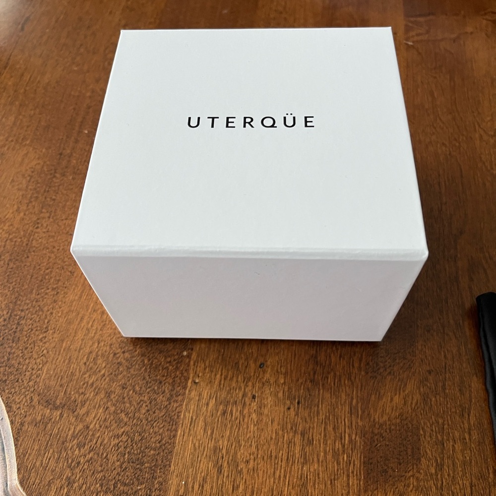 Uterqe Gold Rectangular Chain-Link Drop Earrings - image 3